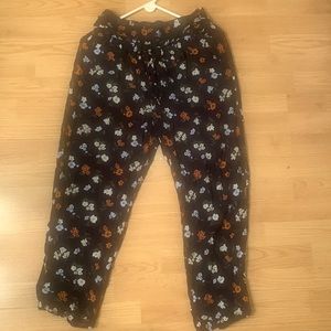 American Eagle Casual High Wasted Tie/ Knot/ Capri Pant Size L